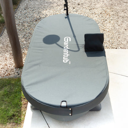 Gardentub with the anthracite Gardentub Cover with tap opening