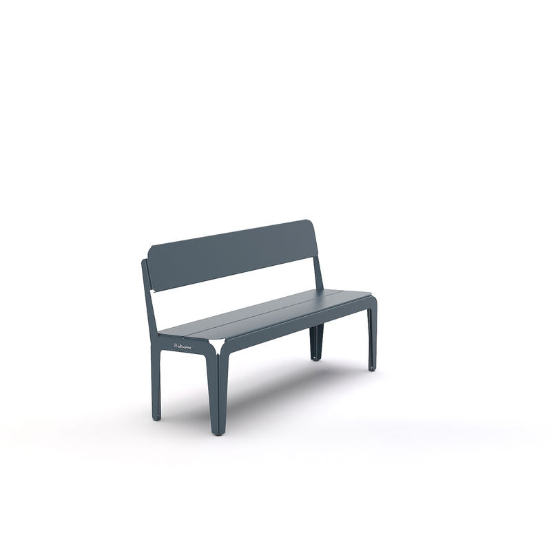Bended Bench Seat with Backrest